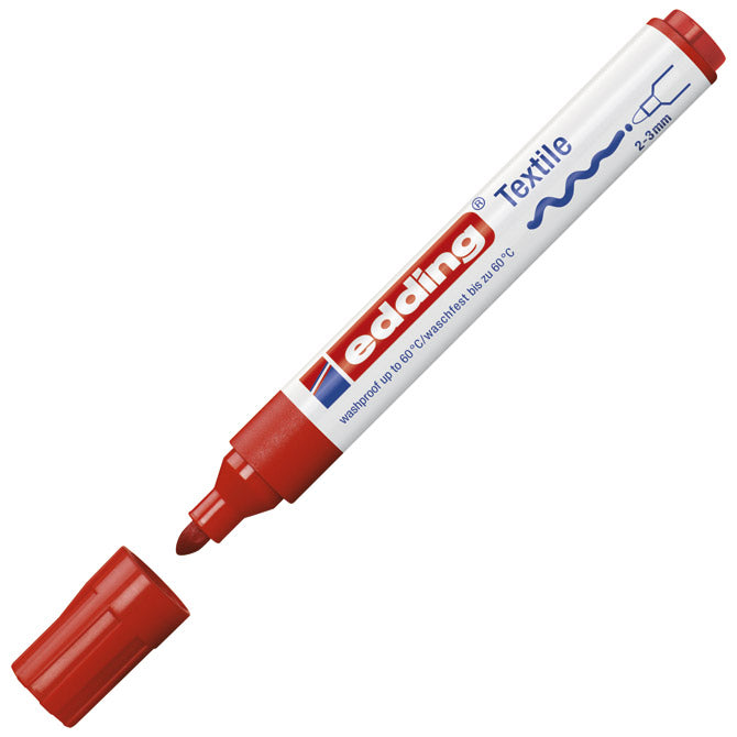 OZNAČEVALEC ZA TEKSTIL 2-3MM EDDING 4500 RDEČI