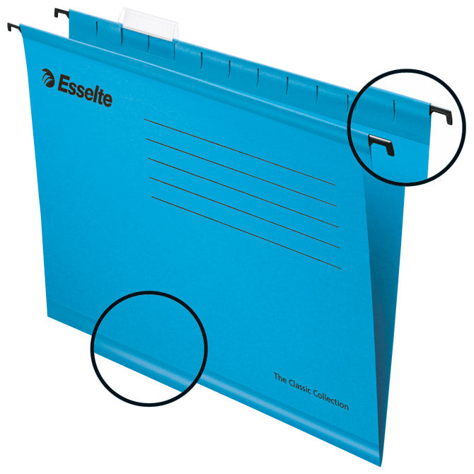 MAPA VISEĆA 39-V A4 PLUS  PK25 CLASSIC FC ESSELTE 90334 PLAVA!!