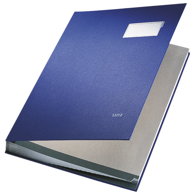 MAPA S PODPISOM Z OKNOM LEITZ 57000135 MODRA