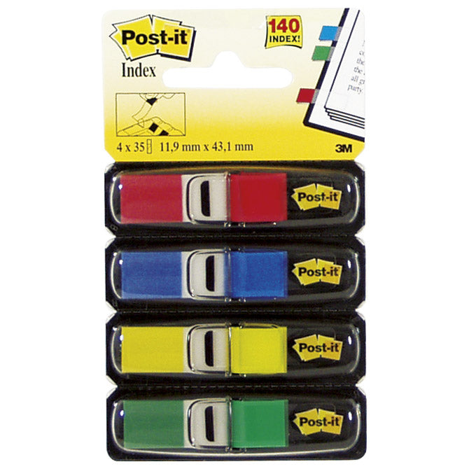 ZASTAVICA 11,9X43,2MM 4BOJEX35L POST-IT 3M.683-4 BLISTER