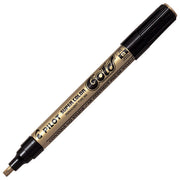 Zlati permanentni marker 2-4mm klinasti vrh super color pilot sc-g-b