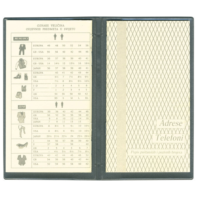 DVOJNI RAZDELJEN PLANER 9X16CM VEGA