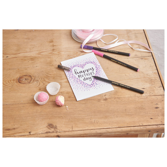 Flomaster brushpen 1-3mm 10boja Edding 1340/10 blister