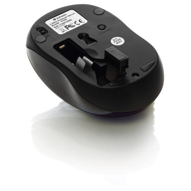 MIŠ USB 3GUMBI OPTIČNI BREZŽIČNI VERBATIM 49042 ČRNI BLISTER