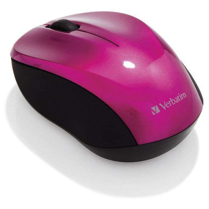 MIŠ USB 3 GUMBI OPTIČNI BREZŽIČNI VERBATIM 49043 ROZA BLISTER