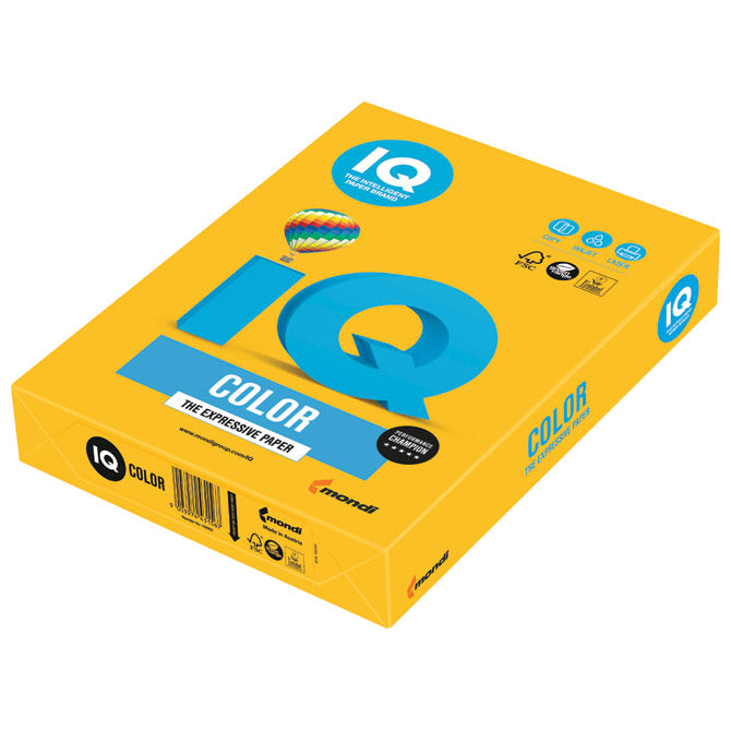 PAPIR ILK IQ INTENZIV A4  80G PK500 MONDI SY40 ZLATNO ŽUTI
