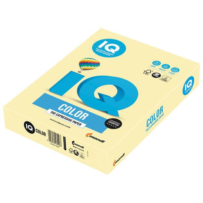 PAPIR ILK IQ PASTEL A4  80G PK500 MONDI YE23 SVIJETLO ŽUTI