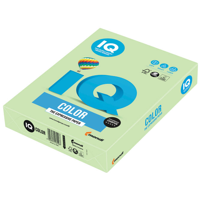 PAPIR ILK IQ PASTEL A3  80G PK500 MONDI MG28 ZELENI