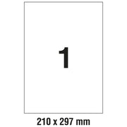 ETIKETE LK 210X297MM POLYESTER PK25L ZWECKFORM L7567-25 PROZIRNE (MLIJEČNO)