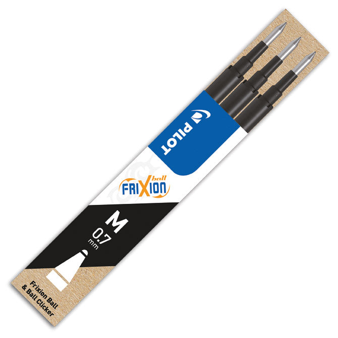Vložek za roler 0,7mm frixion piši-briši pk3 pilot bls-fr7-b-s3 črni