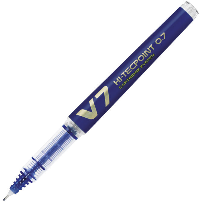 Roler 0,7mm hi-tecpoint v7 cartridge begreen pilot bxc-v7-bgplavi - set refila gratis!!
