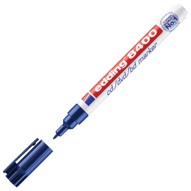 MARKER ZA CD/DVD PERMANENTNI 0,5-1MM EDDING 8400 PLAVI
