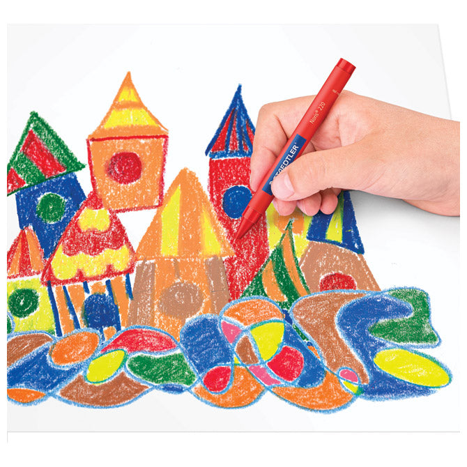 Boje voštane  8boja kartonska kutija noris club staedtler 220 nc8!!