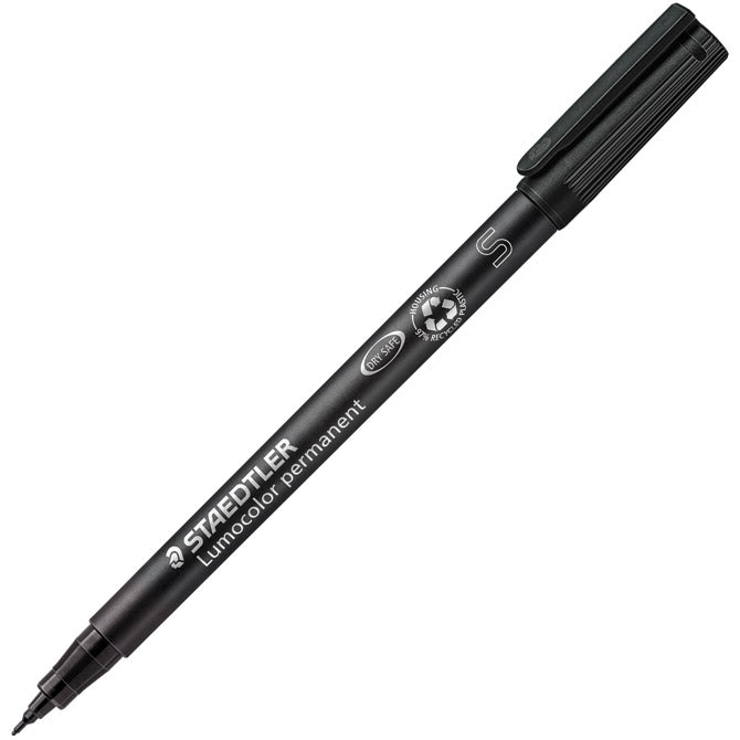Permanentni marker 0,4 mm recikliran Lumocolor Staedtler 313-9 črn