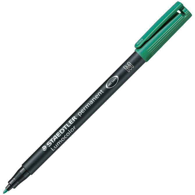 Permanentni marker 1mm lumocolor staedtler 317-5 zelen