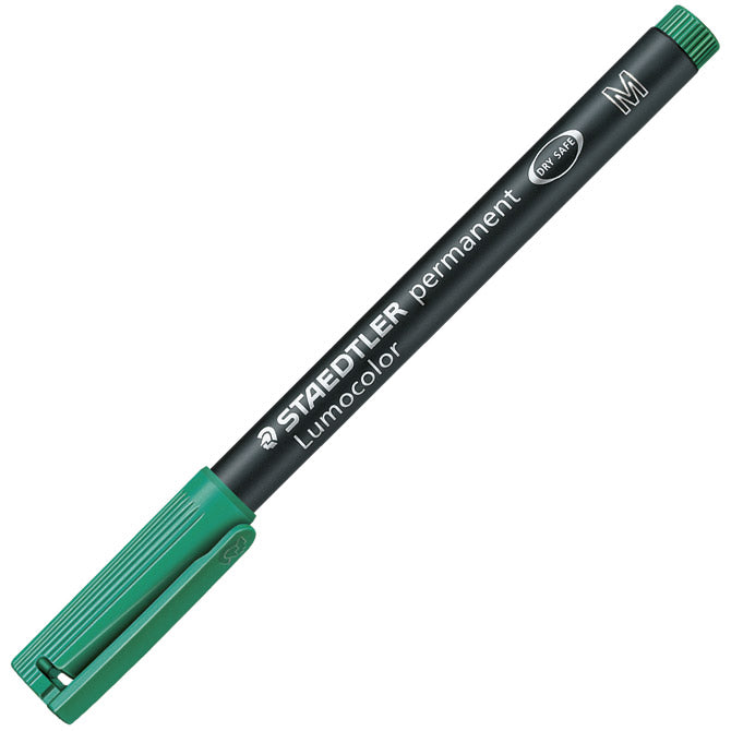 Permanentni marker 1mm lumocolor staedtler 317-5 zelen