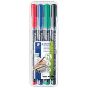PERMANENTNI MARKER 0,6MM PK4 RECIKLIRANI LUMOCOLOR STAEDTLER 318 WP4