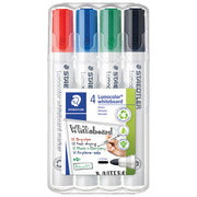 MARKER ZA BELO TABLO 2MM PK4 RECIKLIRANI LUMOCOLOR STAEDTLER 351 WP4