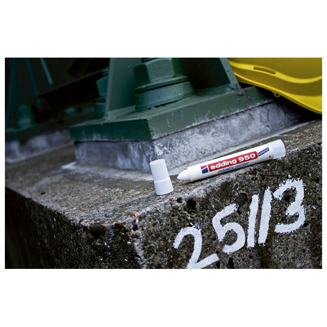 INDUSTRIJSKI OZNAČEVALEC PERMANENTNI 10MM EDDING 950 BELI