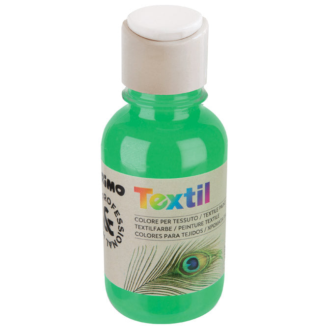 Tempera barva za tekstil 125ml cmp.410txf125610 fluorescentno zelena