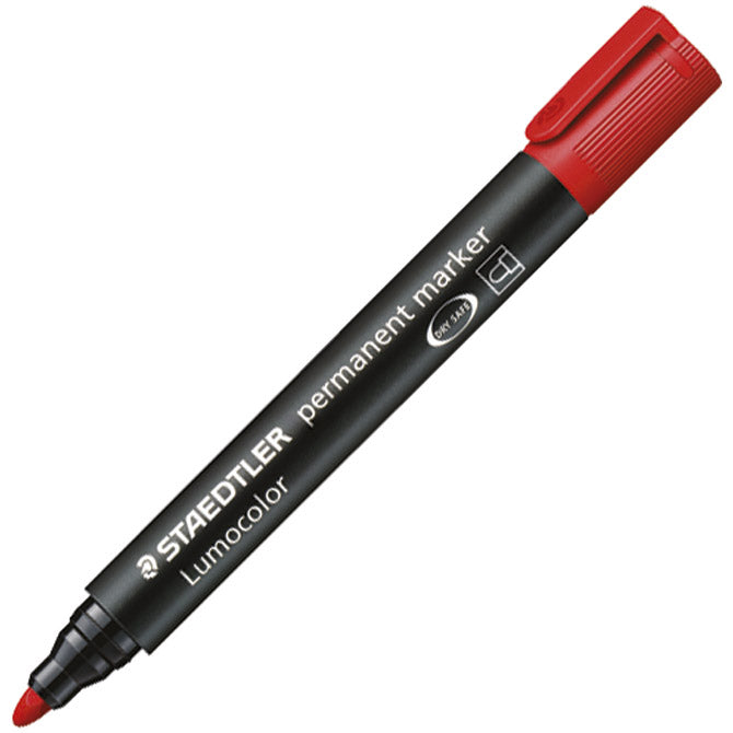 TRAJNI OZNAČEVALEC 2MM LUMOCOLOR STAEDTLER 352-2 RDEČI