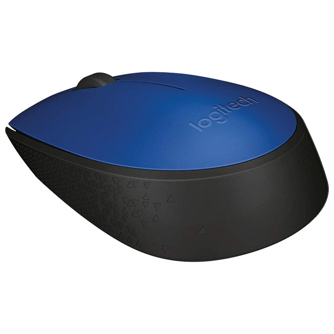 MIŠ USB 3TIPKE OPTIČNI BREZŽIČNI M171 LOGITECH MODRO/ČRNI BLISTER