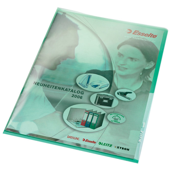 FASCIKL "L" 150MY PVC A4 LEITZ 41000255 ZELENI