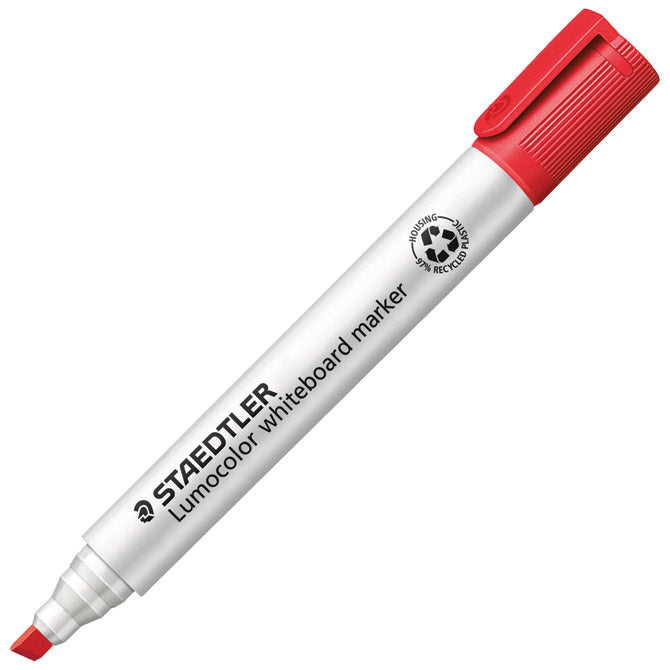 MARKER ZA BIJELU PLOČU 2-5MM RECIKLIRANI LUMOCOLOR STAEDTLER 351 B-2 CRVENI