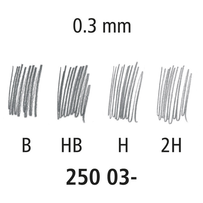 MINJICE 0,3MM HB 1TUBA MARS MIKRO KARBON STAEDTLER 250 03-HB