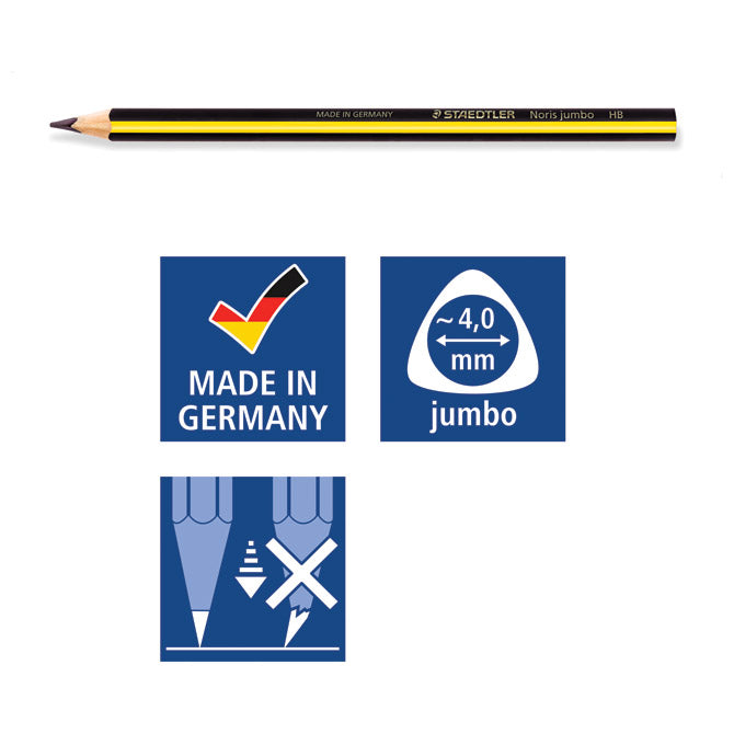 SVINČNIK GRAFITNI HB NORIS JUMBO STAEDTLER 119