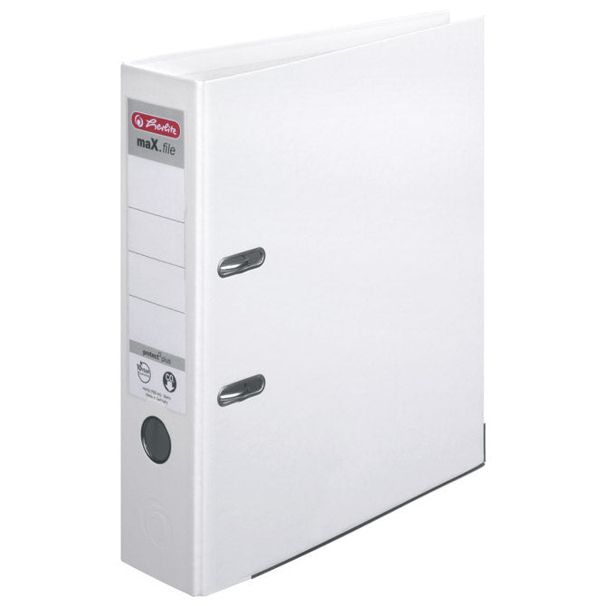 REGISTRATOR A4 ŠIROK SAMOSTOJEČI MAX.FILE HERLITZ 10834364 BELI