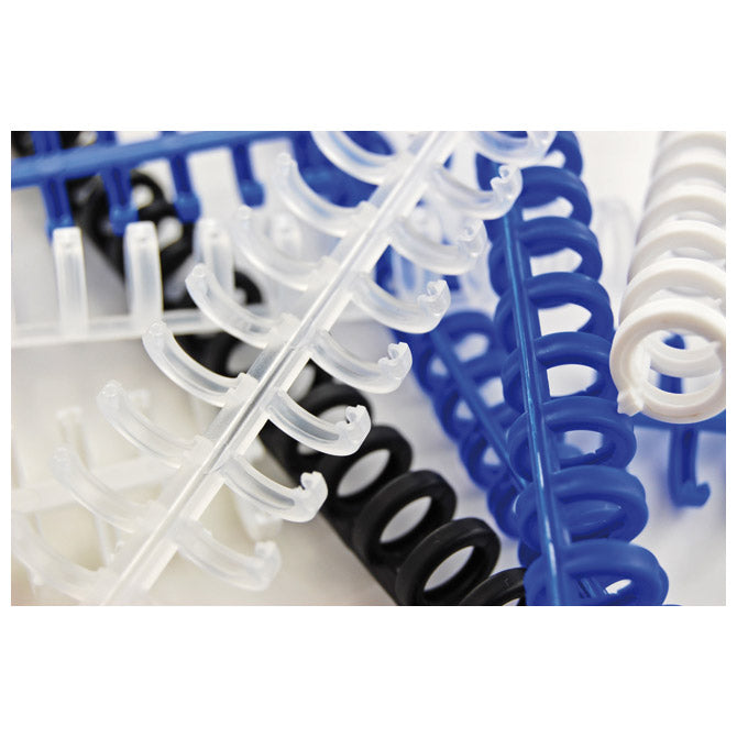 Spirala plastična klik fi-12mm pk50 gbc 388057e bijela