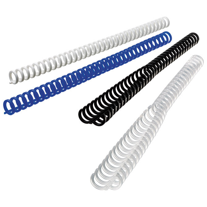 SPIRALA PLASTIČNA KLIK FI- 8MM PK50 GBC 388002E BIJELA