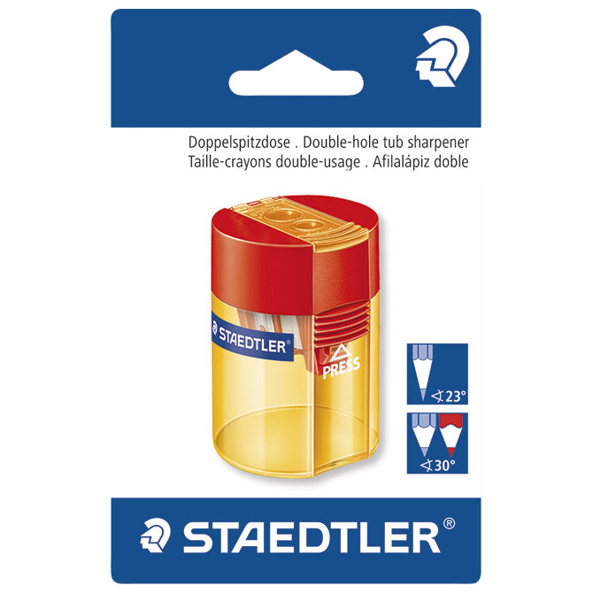 ŠILJILO METALNO S PVC KUTIJOM 2RUPE STAEDTLER 512 006 BK BLISTER