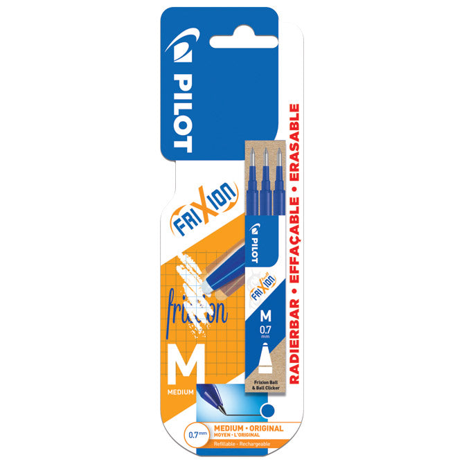 Uložak za roler 0,7mm frixion piši-briši pk3 pilot plavi blister