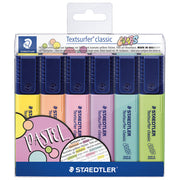 Podčrtovalnik 1-5mm pastel classic staedtler 364 cwp6 6barv