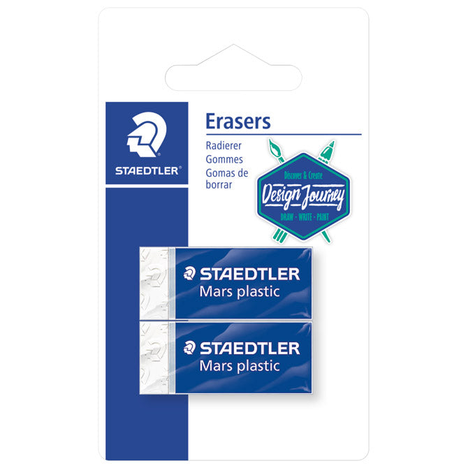 GUMICA MARS PLASTIC DESIGN JOURNEY MINI PK2 STAEDTLER 52653BK2-C BLISTER!!