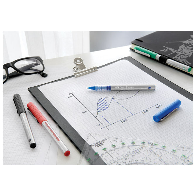 ROLER 0,2 MM MICRO (0,5 MM) FREE INK FABER-CASTELL 348503 CRVENI
