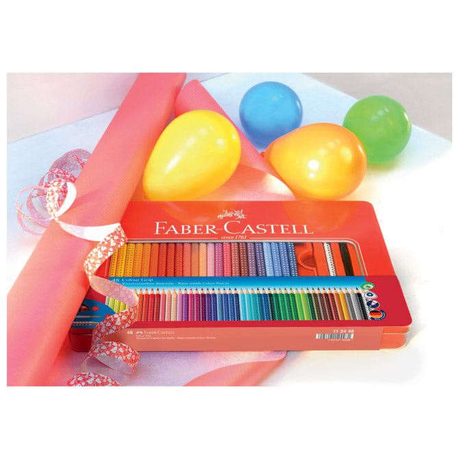 Boje drvene  48boja metalna kutija grip 2001 faber castell 112448