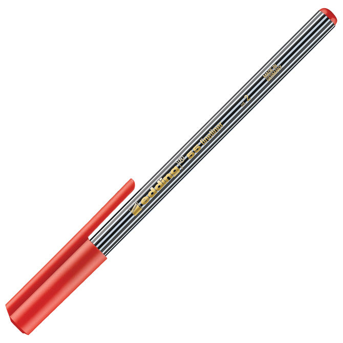 Flomaster fineliner 0,3mm edding 55 crveni