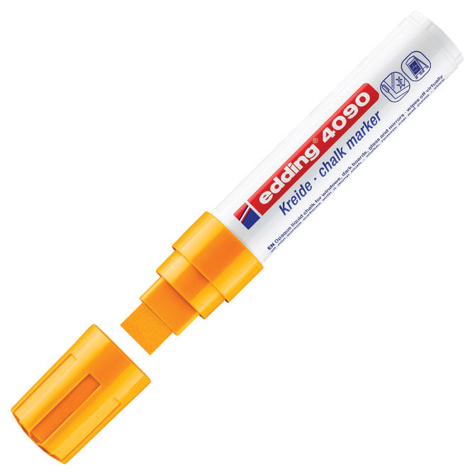 Marker-kreda za staklo 4-15mm edding 4090 neon narančasti