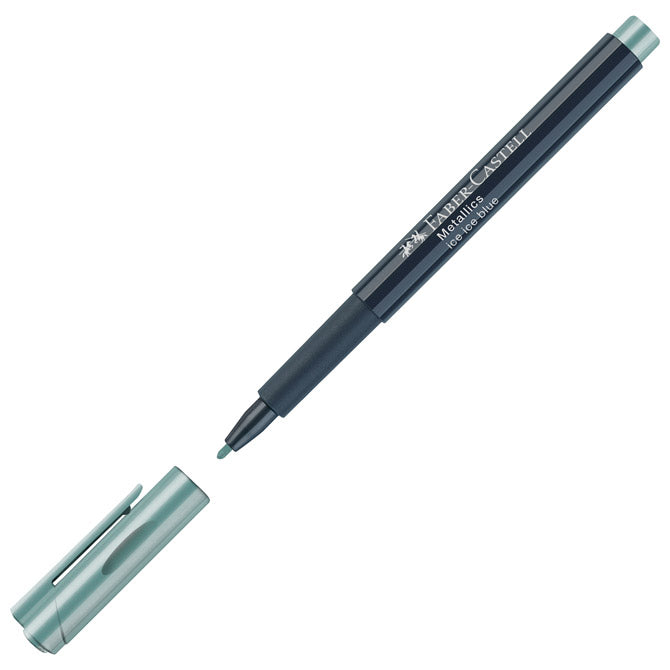 Marker permanentni 1-2mm metallic faber castell 160792 metalik plavi