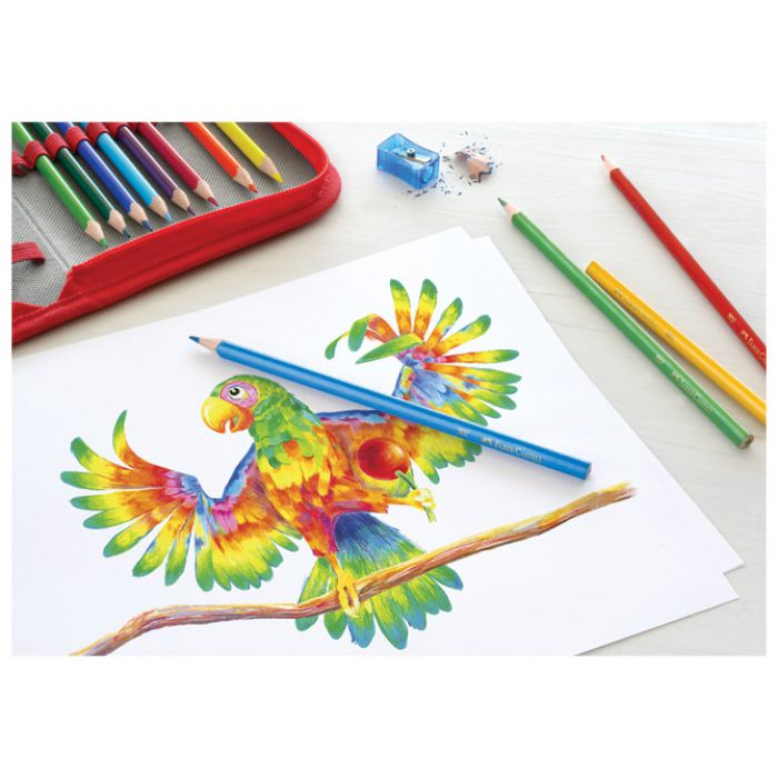 BOJE DRVENE  12BOJA TROKUTASTE FABER-CASTELL 116512 BLISTER