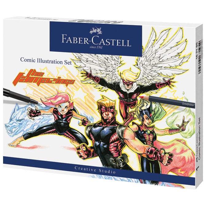 Set risalna comic ilustracija pk15 faber castell 167195