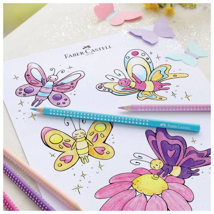 BOJE DRVENE  12BOJA METALNA KUTIJA SPARKLE FABER-CASTELL 201737