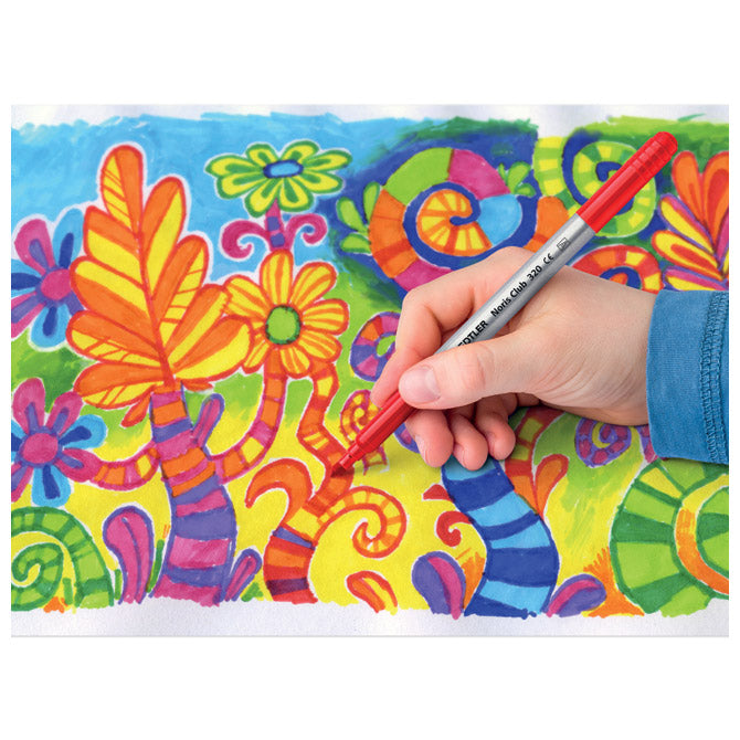 Flomaster 72boje obostrani s 2 vrha design journey staedtler 3200 tb72 blister