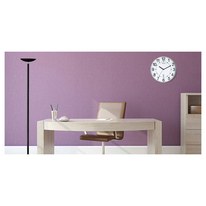 SAT ZIDNI FI-30,5CM WAVE UNILUX 400094562 SREBRNI