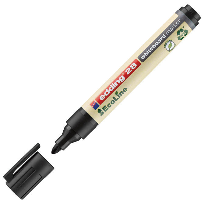 Marker za bijelu ploču 1,5-3mm ecoline edding 28 crni