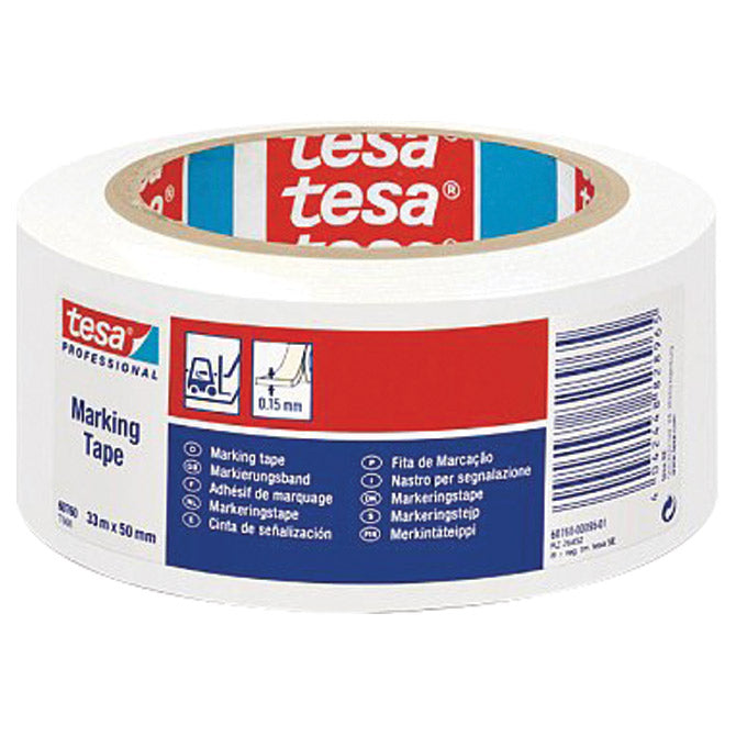 Traka za označavanje ljepljiva 50mm/33m pvc tesa 60760-94 bijela