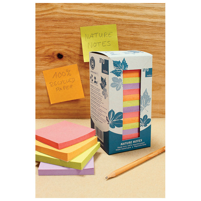 SAMOLEPILNI BLOK 75X75MM 16X100L NATURE GLOBAL NOTES 5654-88TW7 RAZVRŠČENO